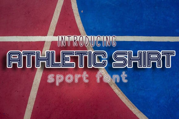 Athletic Shirt Font: Bold Typography for Active Brands