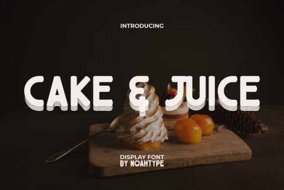 Cake Juice Font: Sweet 3D Typography for Digital Campaigns