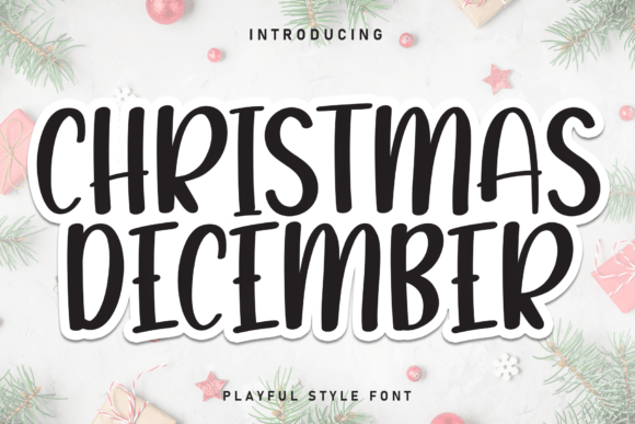 Christmas Desember Font: Adding Warmth to Editorial Design