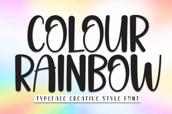 Colour Rainbow Font Review for Campaign Design