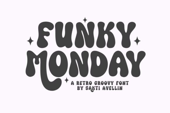 Funky Monday Font: Bold Display Type for Web Design