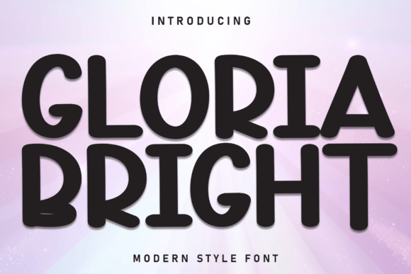 Gloria Bright Font: Whimsical Display Type for Marketing