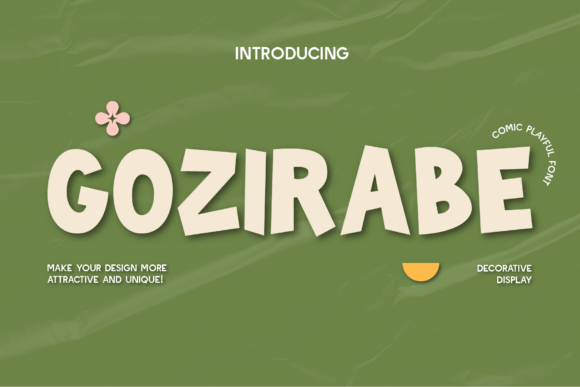 Gozirabe Font: Adding Playful Brand Personality