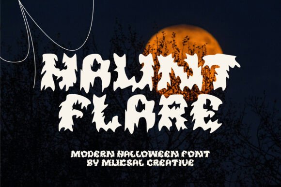 Hauntflare Font: Testing a Fiery Display Typeface for Branding
