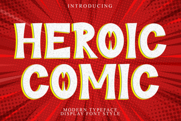 Heroic Comic Font Review: Bold Display Type for Playful Branding