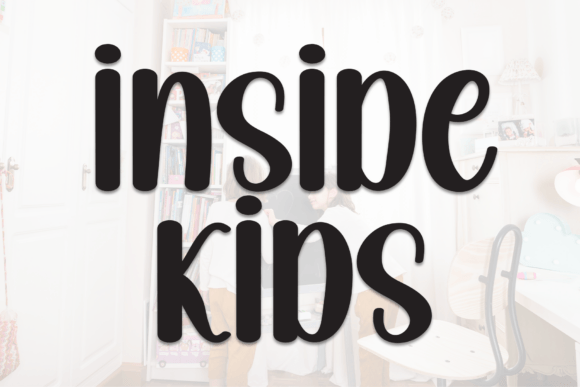 Inside Kids Font: A Display Typeface for Playful Campaigns