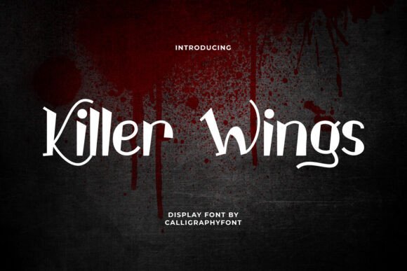 Killer Wings Font: A Modern Display Typeface for Web Design