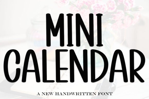 Mini Calendar Font: A Festive Typeface for Branding