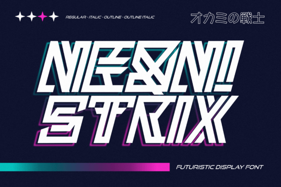 Neon Strix Font: A Futuristic Display Typeface Review
