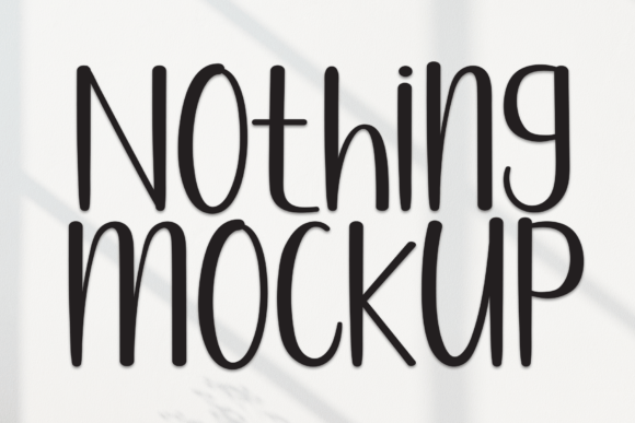 Nothing Mockup Font: Adding Warmth to Campaign Visuals