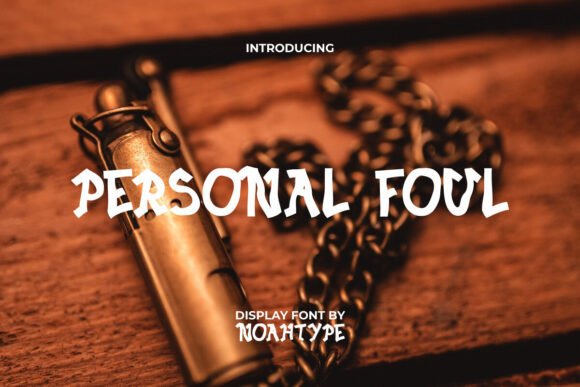 Personal Foul Font: Bold Display Typography for Web Design
