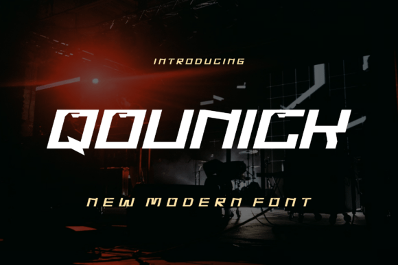 Qounick Font: A Modern Display Typeface for Editorial Layouts