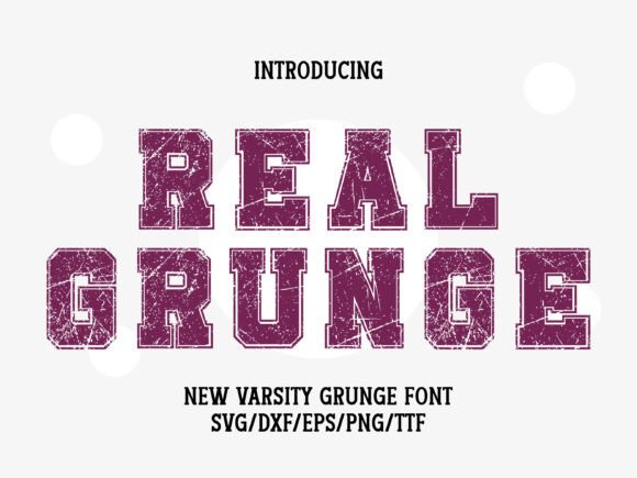 Real Grunge Font: Edgy Display Typography for Web Design