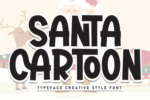 Santa Cartoon Font: A Cheerful Display Typeface Review