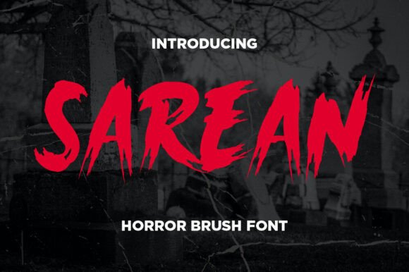 Sarean Font: Adding Horror Style to Web Layouts