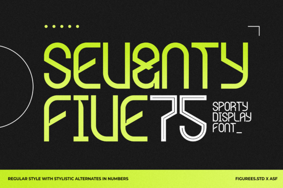 Seventy Five Font: Adding Athletic Energy to Brand Identity