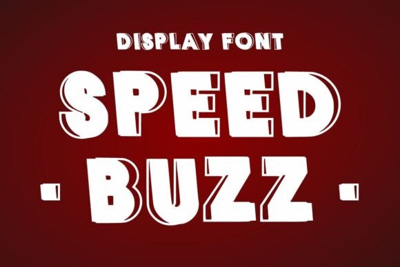 Speed Buzz Font: Bold Branding for Small Business