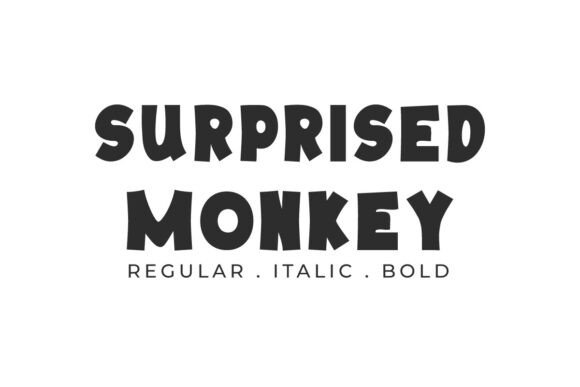 Surprised Monkey Font: Bold Cartoon Type for Campaigns