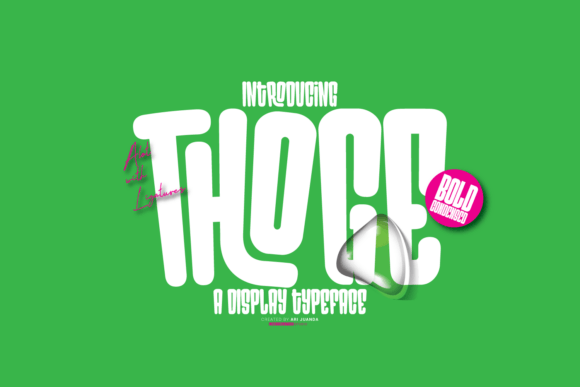 Thoge Font Review: Bold Display Type for Branding