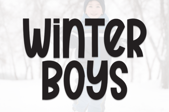 Winter Boys Font: A Handwritten Display Typeface for Branding